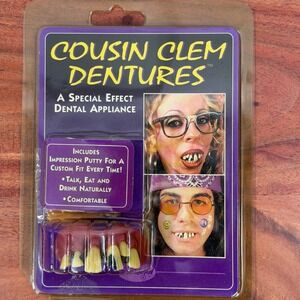 Cousin Clem Dentures Special Effect Dental Appliance Halloween Costume Prop